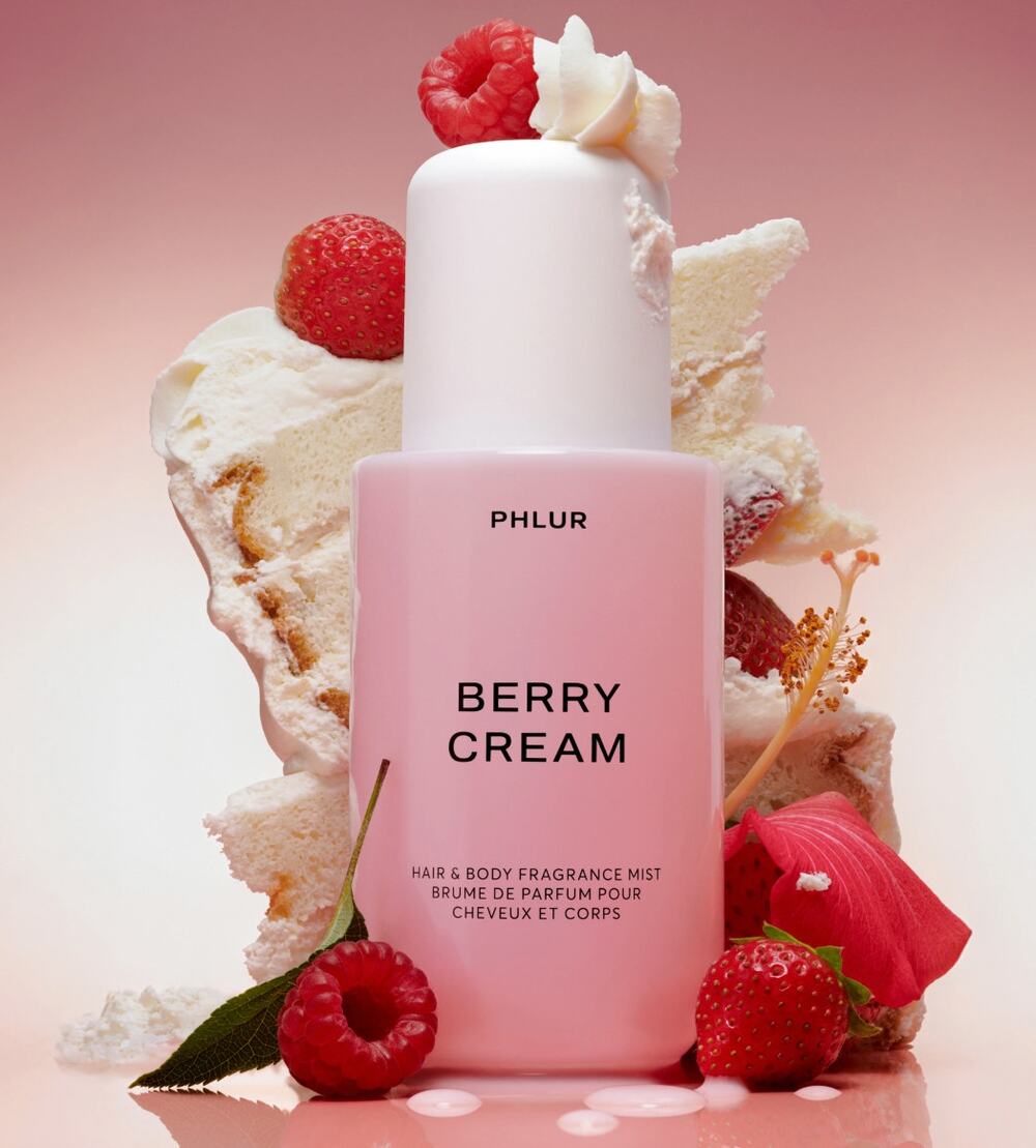 PHLUR Berry Cream Hair & Body Fragrance Mist 8 oz 240mL NWT